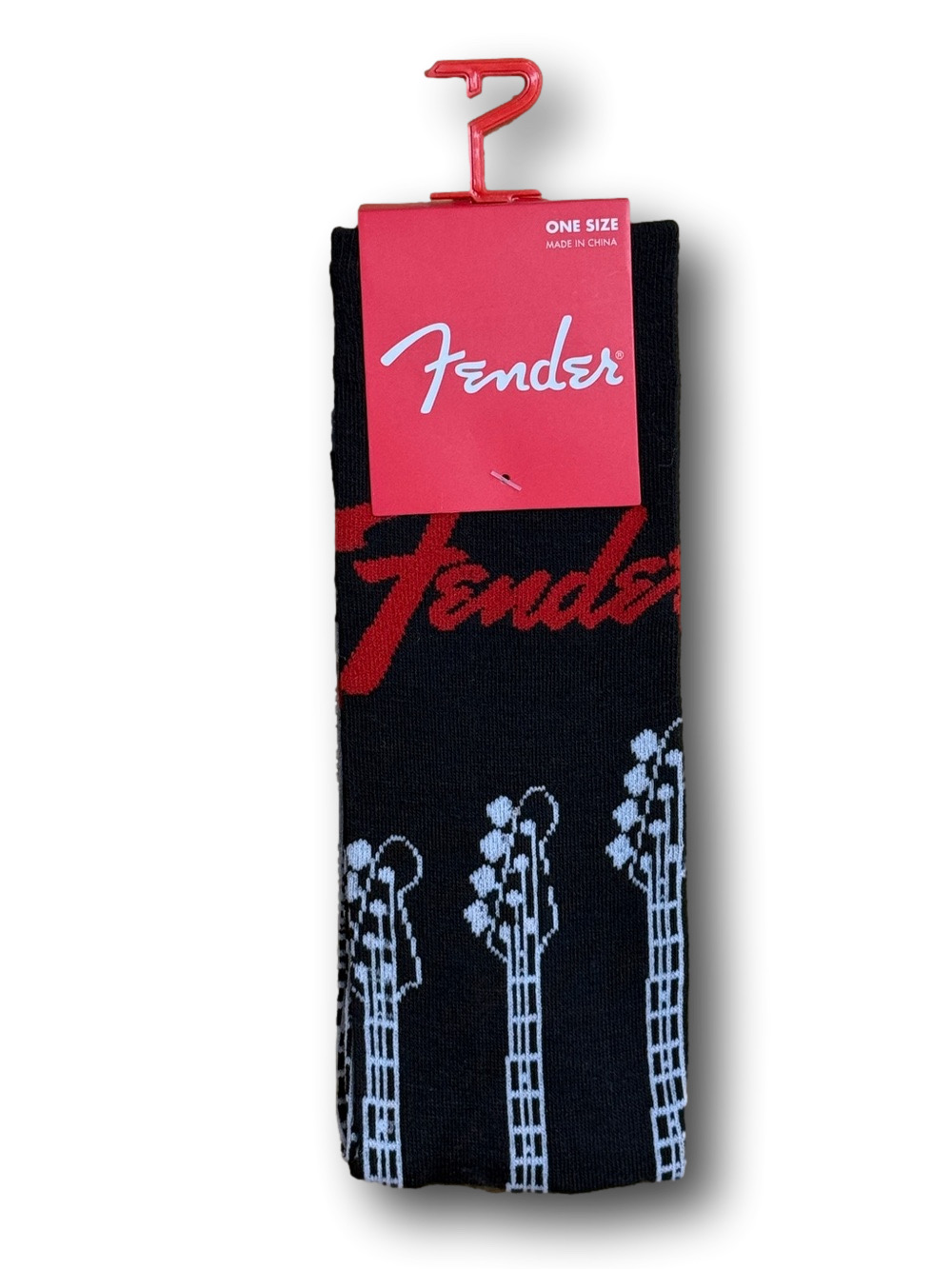 3/$20 Fender Electric Guitar Funny Novelty Crew Socks - NWT